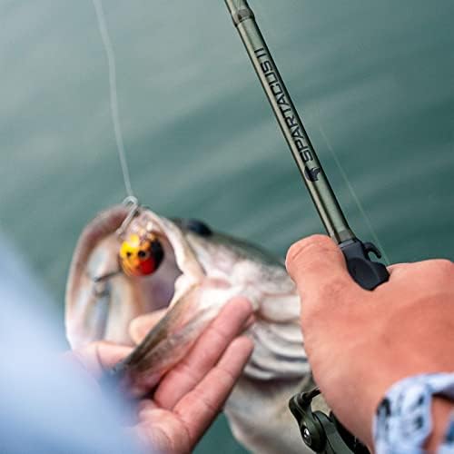 KastKing Spartacus II Fishing Rods - IM6 Graphite Blanks Casting & Spinning Rods, 2-Piece Rods with Extra Tip Section, PTS Power Transition System, KastFlex Technology, Rubber Cork Handle - Image 2