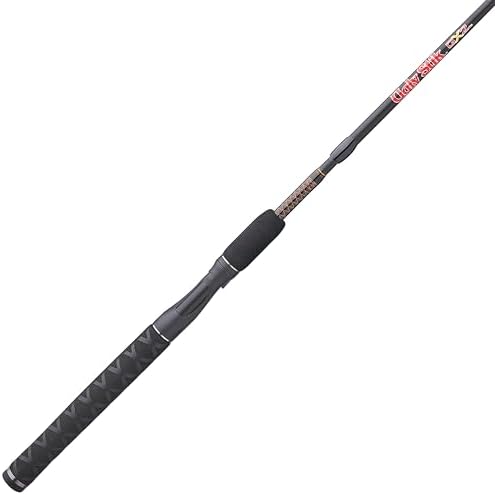 Ugly Stik 6’6” GX2 Spinning Rod, Three Piece Spinning Rod, 6-15lb Line Rating, Medium Rod Power, Moderate Fast Action, 1/8-5/8 oz. Lure Rating